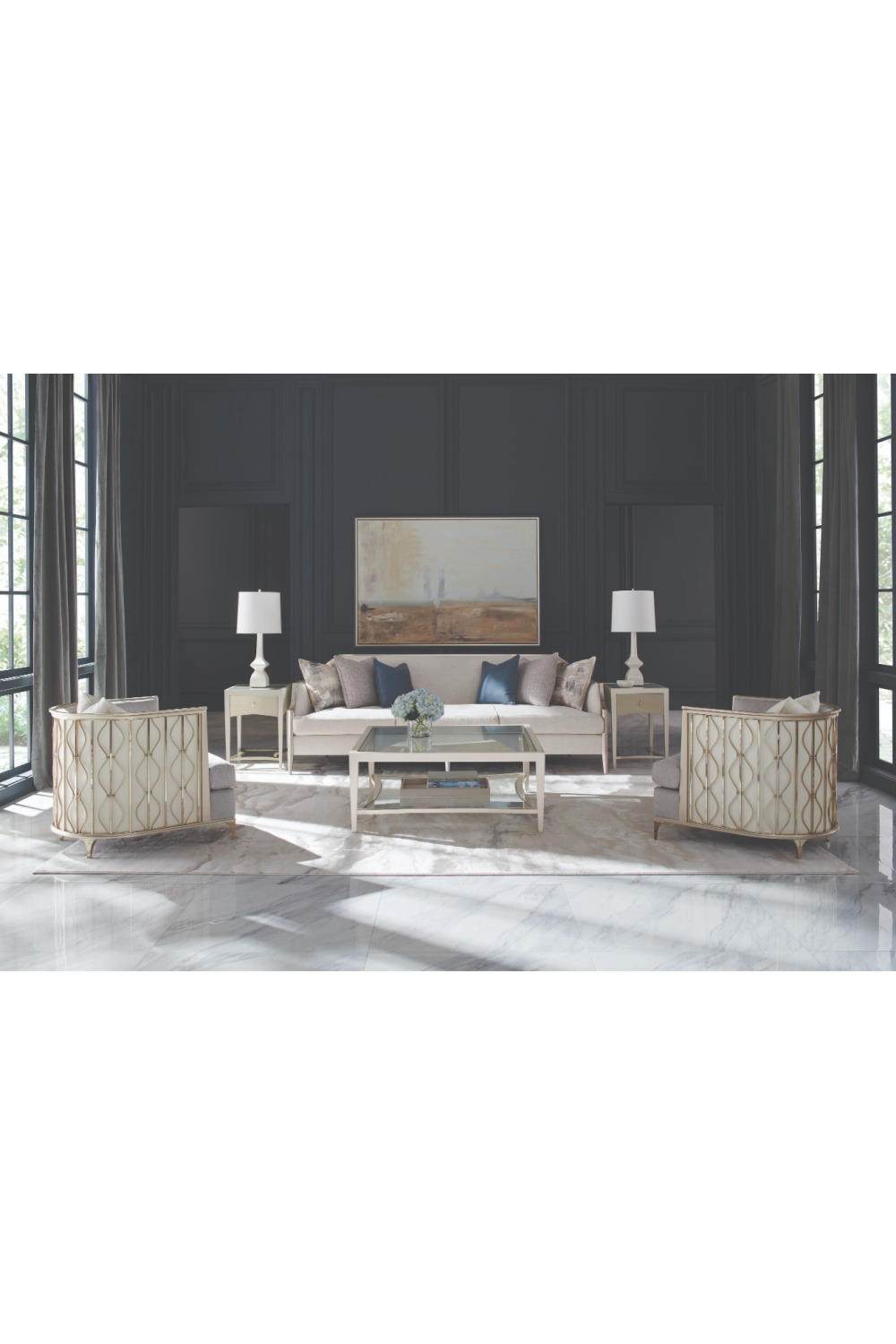   Modern Cream Sofa | Oroa.com
