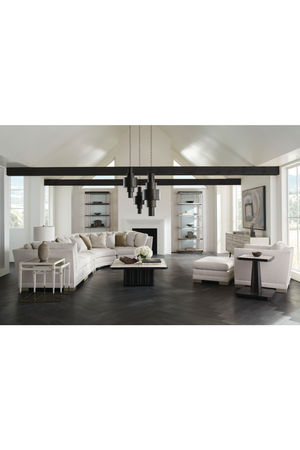   Chenille Modern Ottoman | Oroa.com
