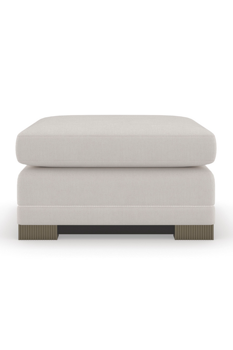   Chenille Modern Ottoman | Oroa.com