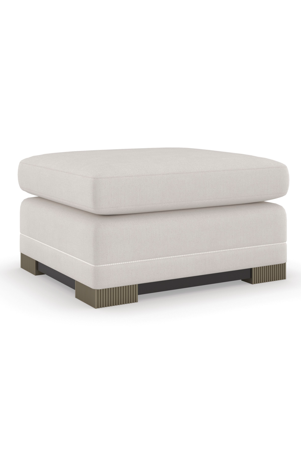   Chenille Modern Ottoman | Oroa.com