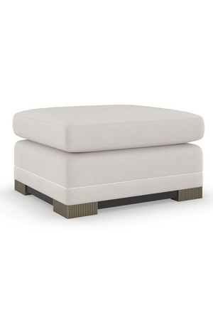   Chenille Modern Ottoman | Oroa.com