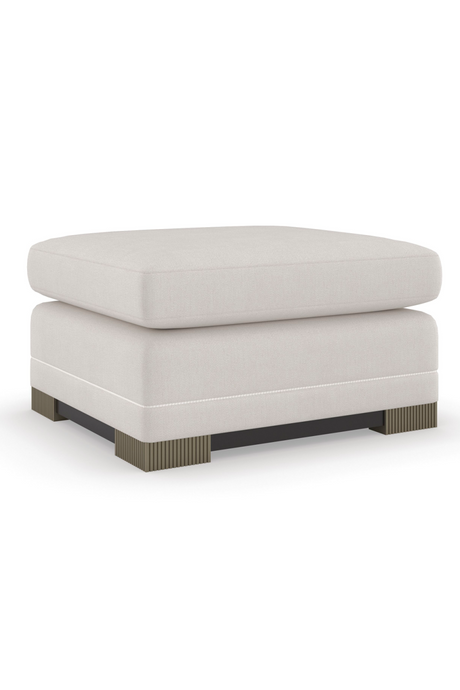   Chenille Modern Ottoman | Oroa.com