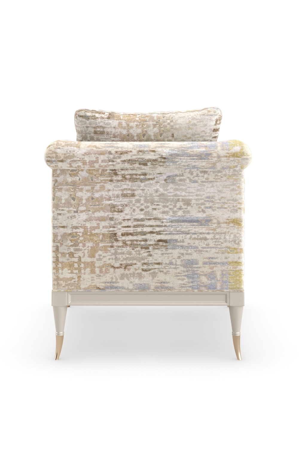   Fretwork Velvet Lounge Chair | Oroa.com