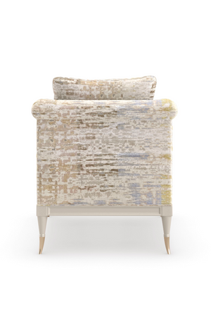   Fretwork Velvet Lounge Chair | Oroa.com