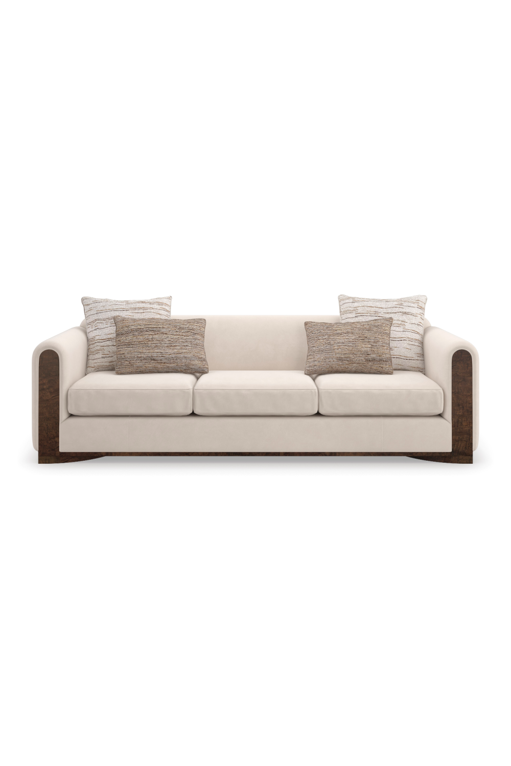   Cream Velvet Sofa | Oroa.com