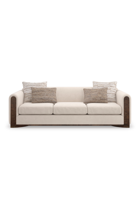   Cream Velvet Sofa | Oroa.com