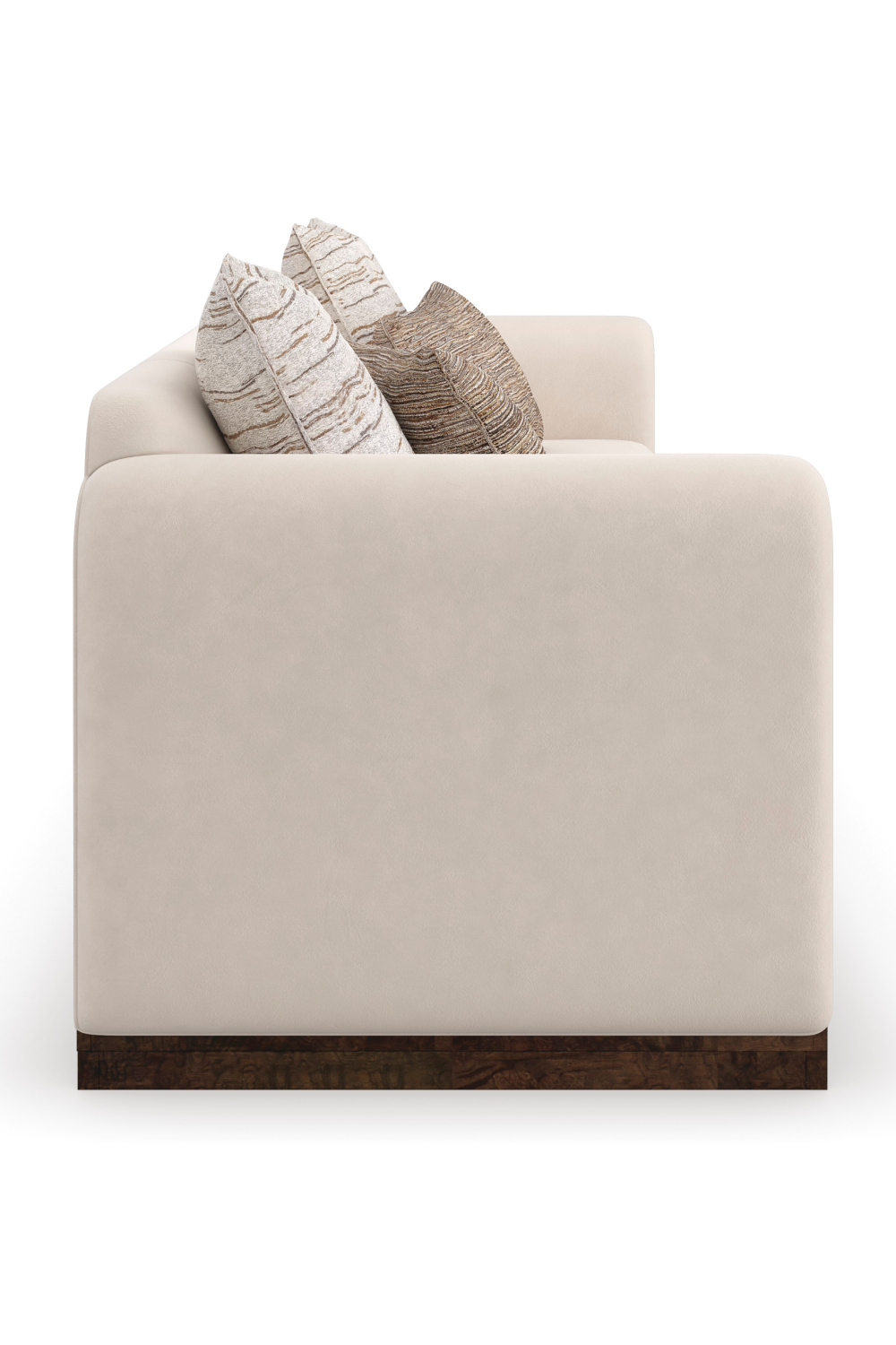   Cream Velvet Sofa | Oroa.com