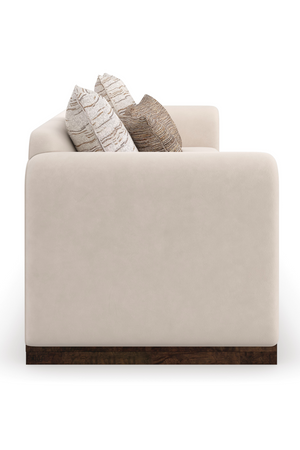   Cream Velvet Sofa | Oroa.com