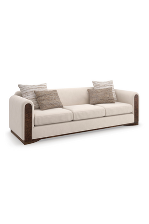   Cream Velvet Sofa | Oroa.com