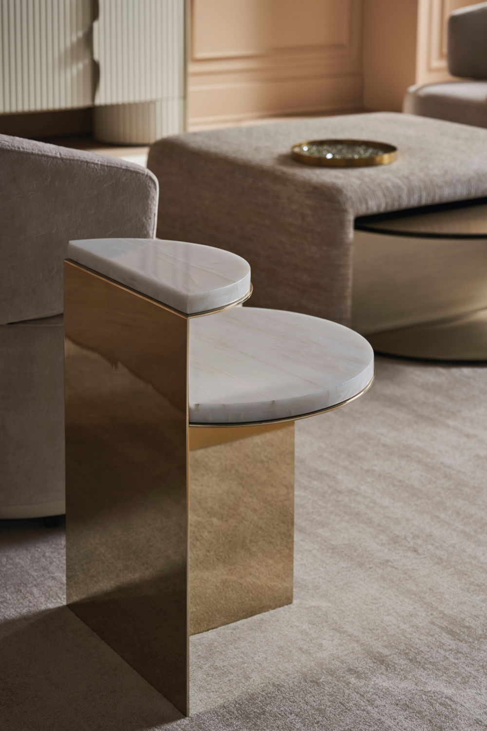   Curved Velvet Sofa | Oroa.com