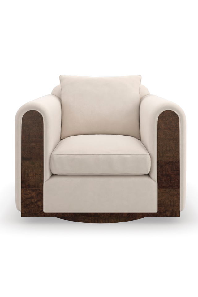 Velvet Swivel Chair | Caracole Dimitri  | Oroa.com