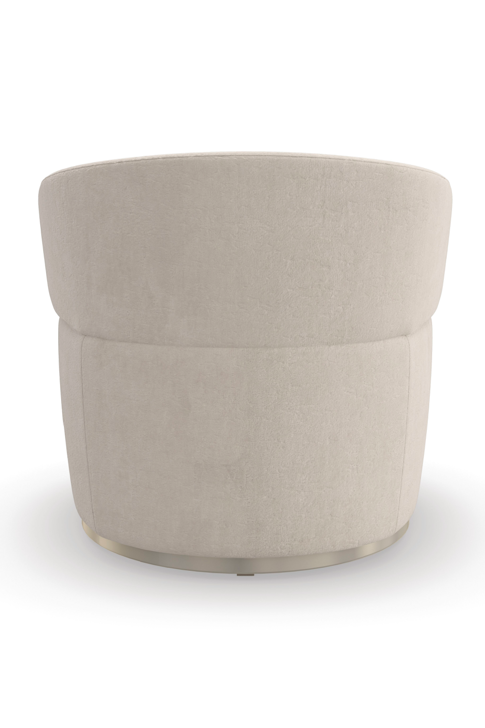  Cream Velvet Swivel Chair | Oroa.com