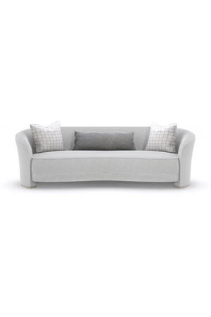   Light Gray Curved Sofa | Oroa.com
