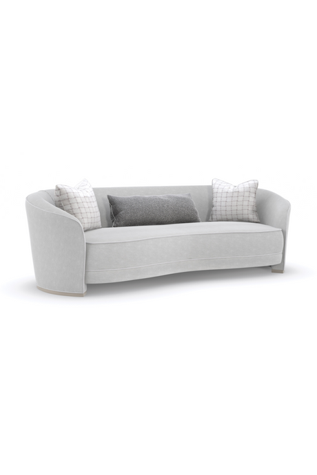   Light Gray Curved Sofa | Oroa.com