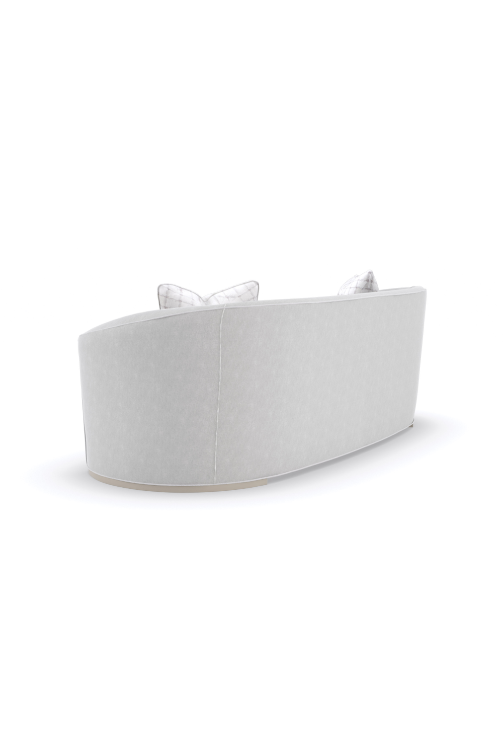   Light Gray Curved Sofa | Oroa.com