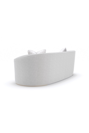   Light Gray Curved Sofa | Oroa.com
