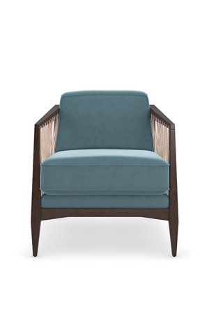  Blue Velvet Occasional Chair | Oroa.com
