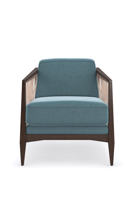   Blue Velvet Occasional Chair | Oroa.com
