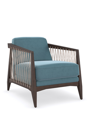   Blue Velvet Occasional Chair | Oroa.com