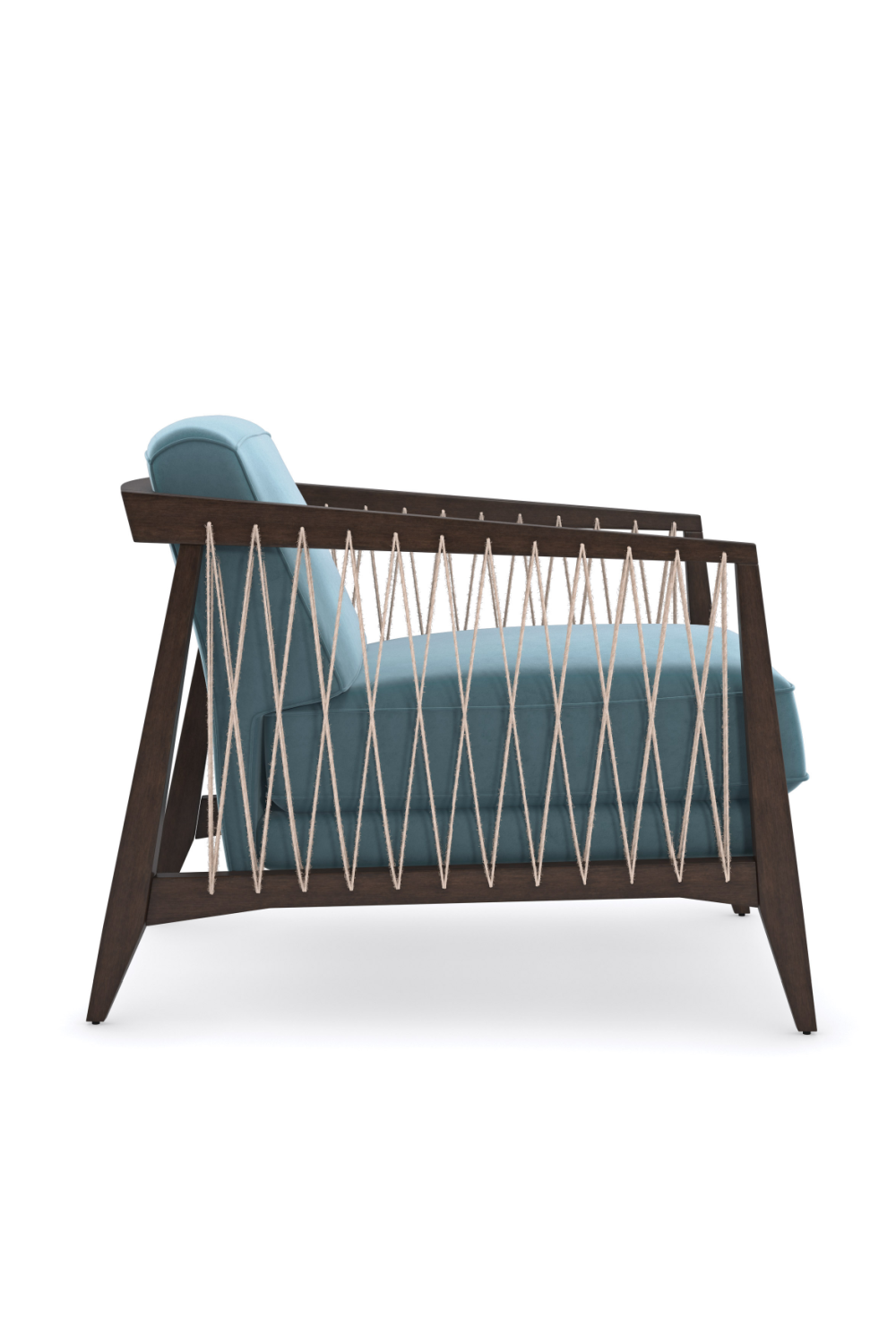   Blue Velvet Occasional Chair | Oroa.com