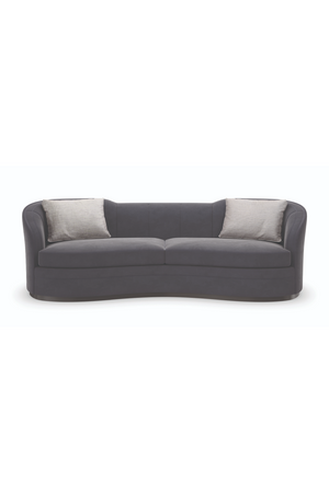   Black Organic-Shaped Sofa | Oroa.com