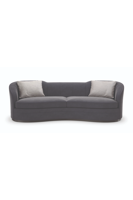   Black Organic-Shaped Sofa | Oroa.com