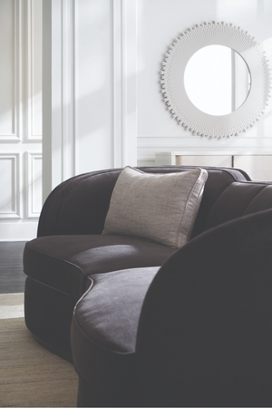   Black Organic-Shaped Sofa | Oroa.com