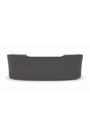   Black Organic-Shaped Sofa | Oroa.com