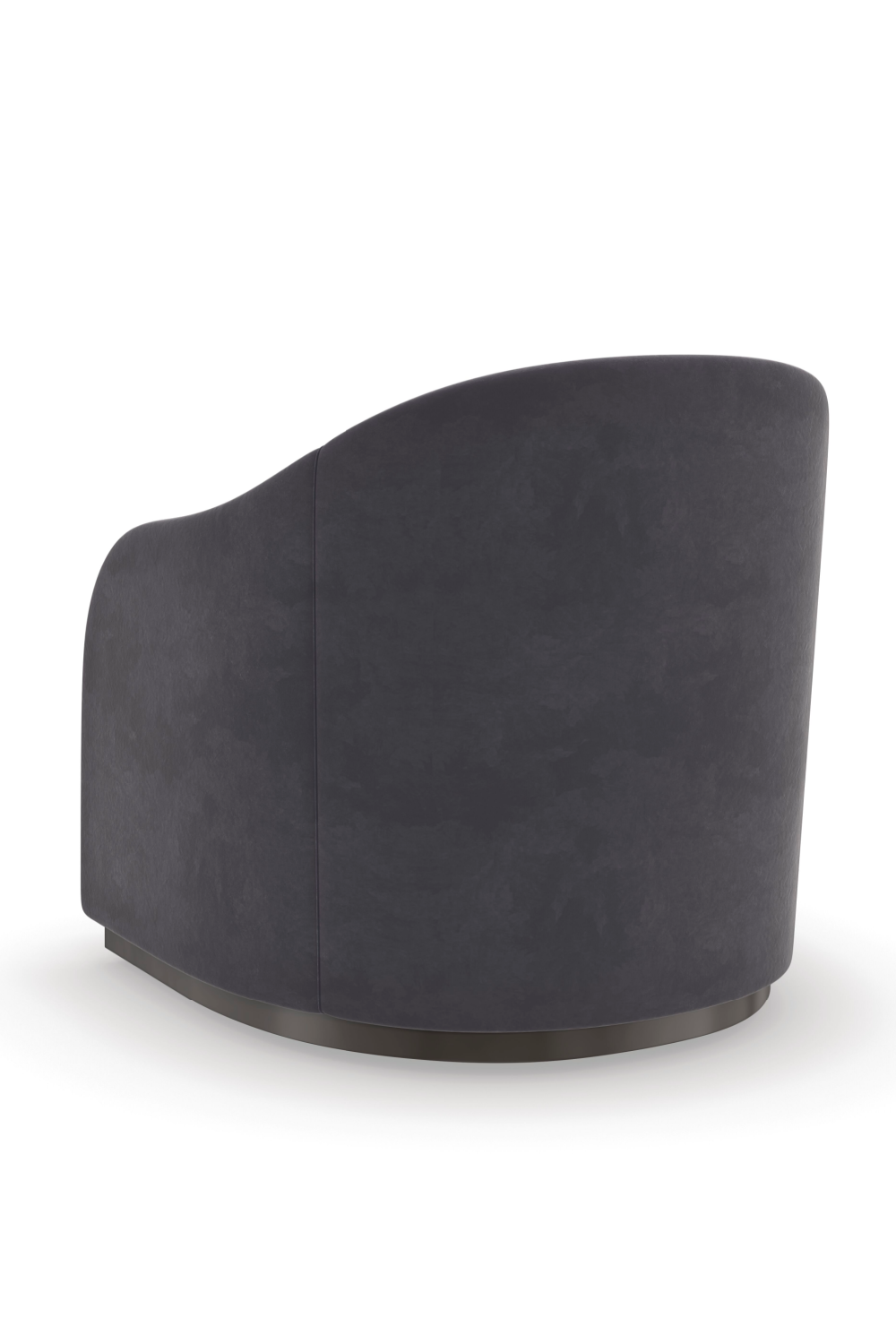   Dark Gray Velvet Club Chair | Oroa.com