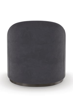   Dark Gray Velvet Club Chair | Oroa.com