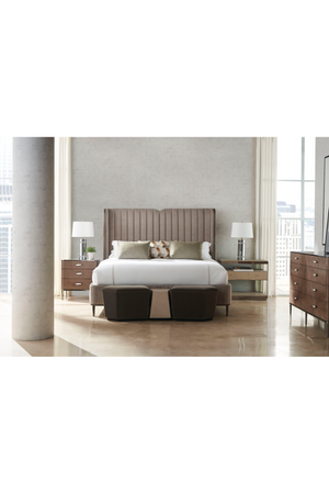   Mohair Storage Ottoman | Oroa.com
