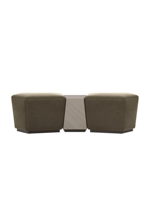   Faceted Modern Ottoman | Oroa.com