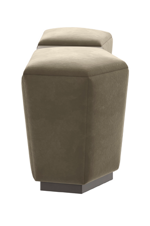   Faceted Modern Ottoman | Oroa.com