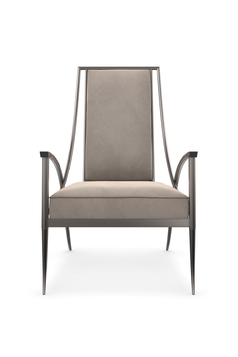   Smoked Stainless Steel Armchair | Oroa.com