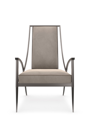   Smoked Stainless Steel Armchair | Oroa.com