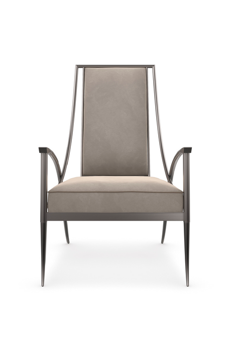   Smoked Stainless Steel Armchair | Oroa.com