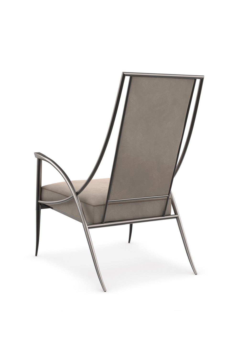   Smoked Stainless Steel Armchair | Oroa.com