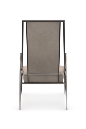   Smoked Stainless Steel Armchair | Oroa.com