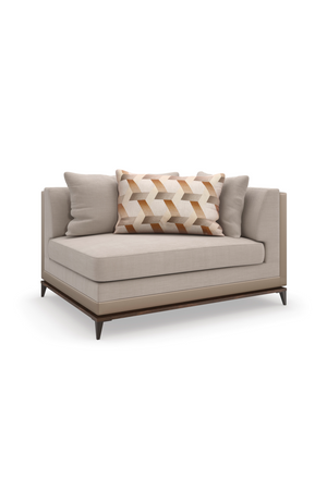   Taupe Modern Sectional Sofa | Oroa.com