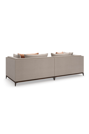   Taupe Modern Sectional Sofa | Oroa.com