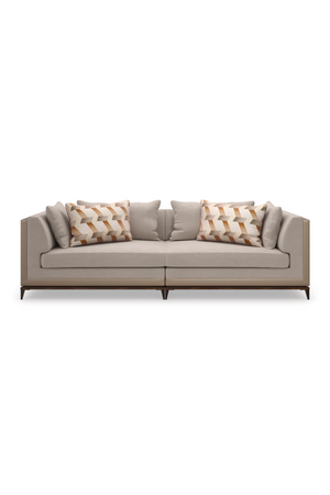   Taupe Modern Sectional Sofa | Oroa.com