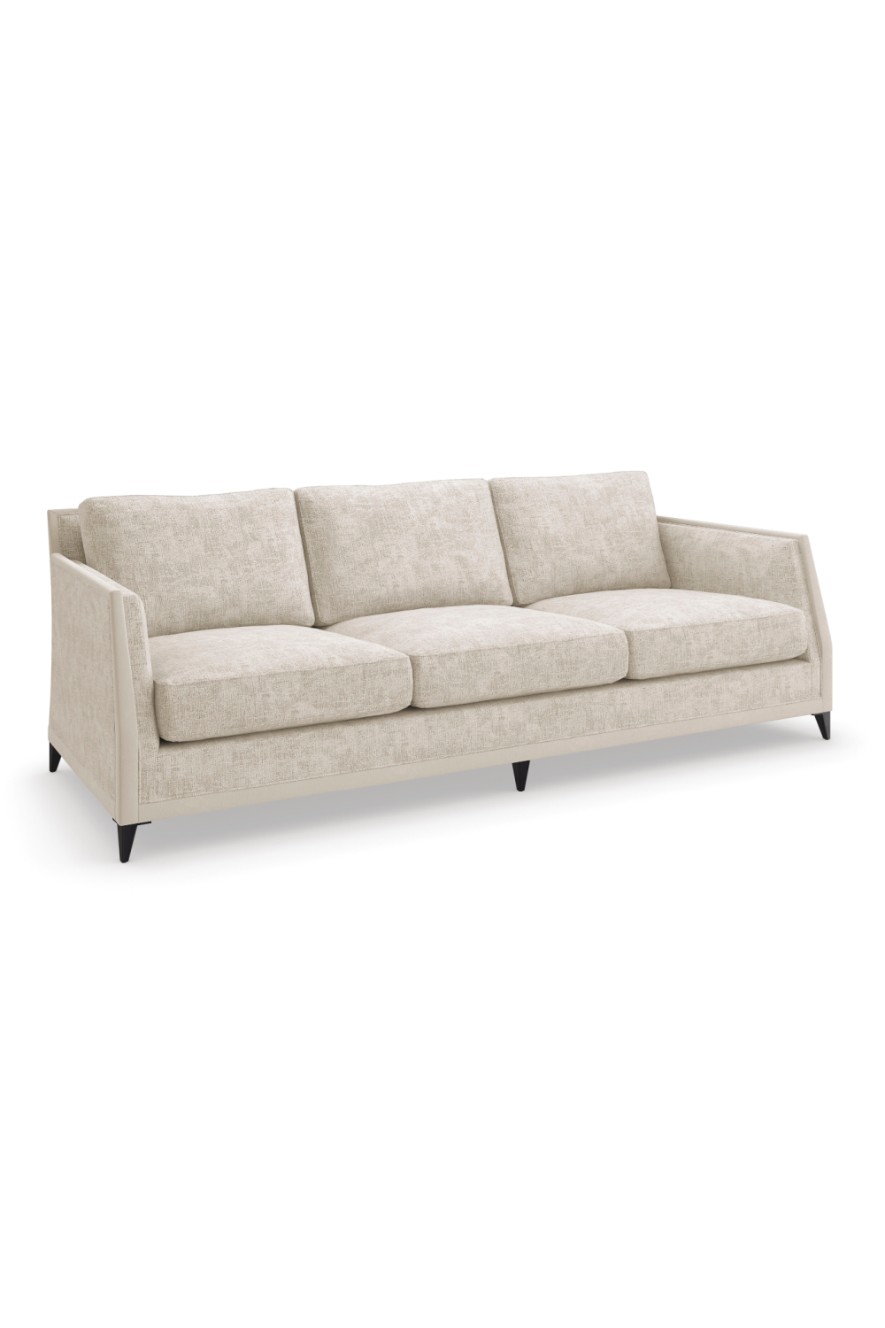   Cream Chenille Sofa | Oroa.com