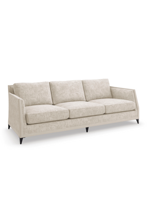   Cream Chenille Sofa | Oroa.com