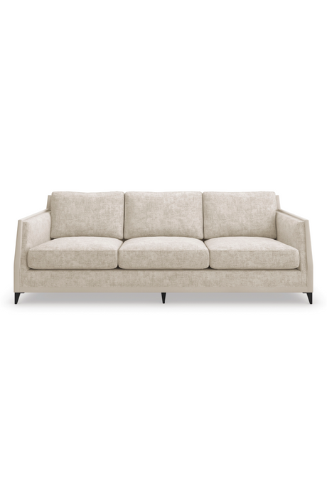  Cream Chenille Sofa | Oroa.com