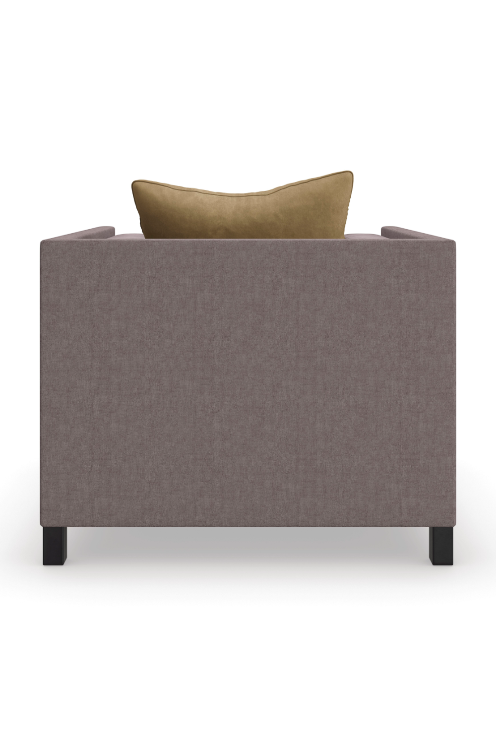   Brown Linen Lounge Chair | Oroa.com