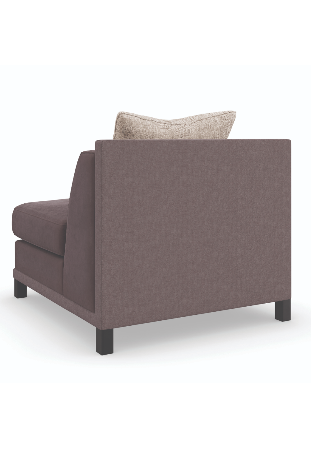   Brown Upholstered Sectional Chair | Oroa.com