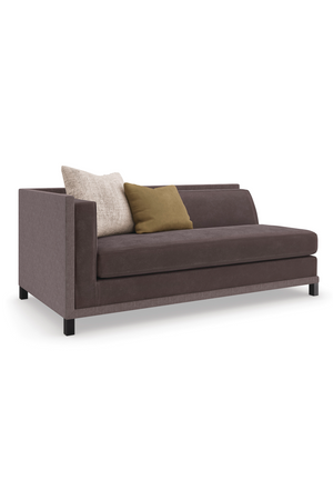   Brown Upholstered Sectional Chair | Oroa.com