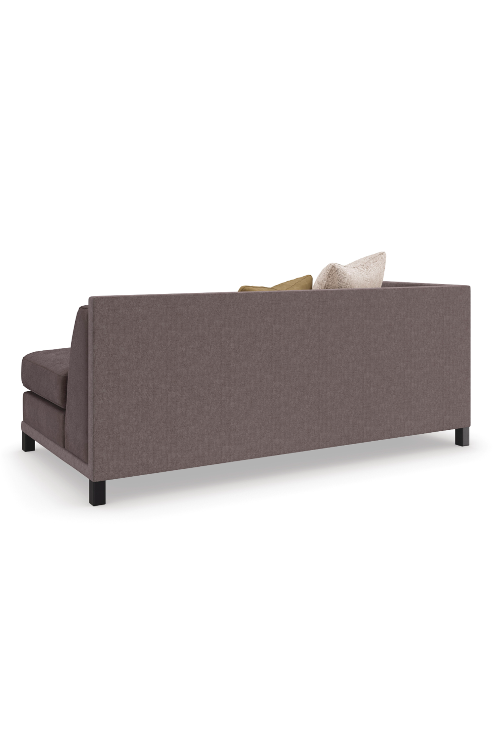   Brown Upholstered Sectional Chair | Oroa.com