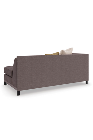   Brown Upholstered Sectional Chair | Oroa.com