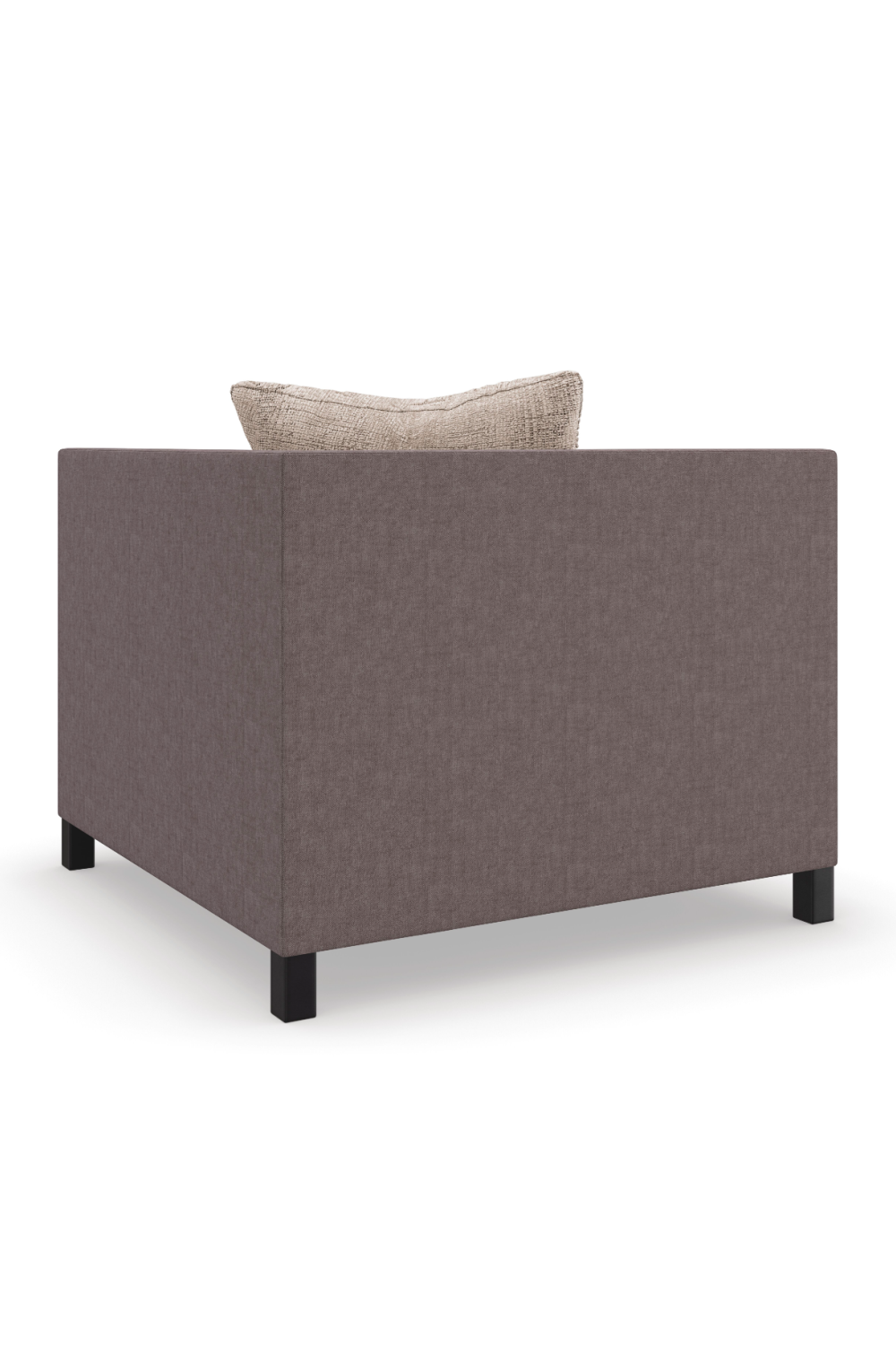   Brown Upholstered Sectional Chair | Oroa.com